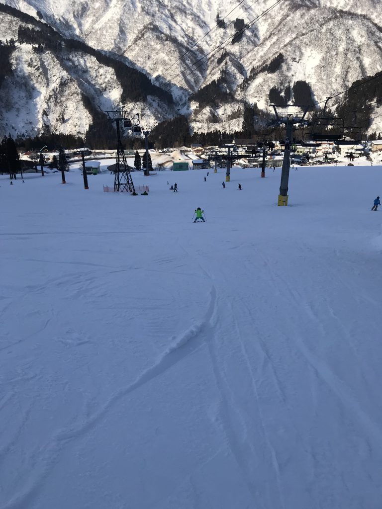 白山一里野温泉スキー場の初心者コース